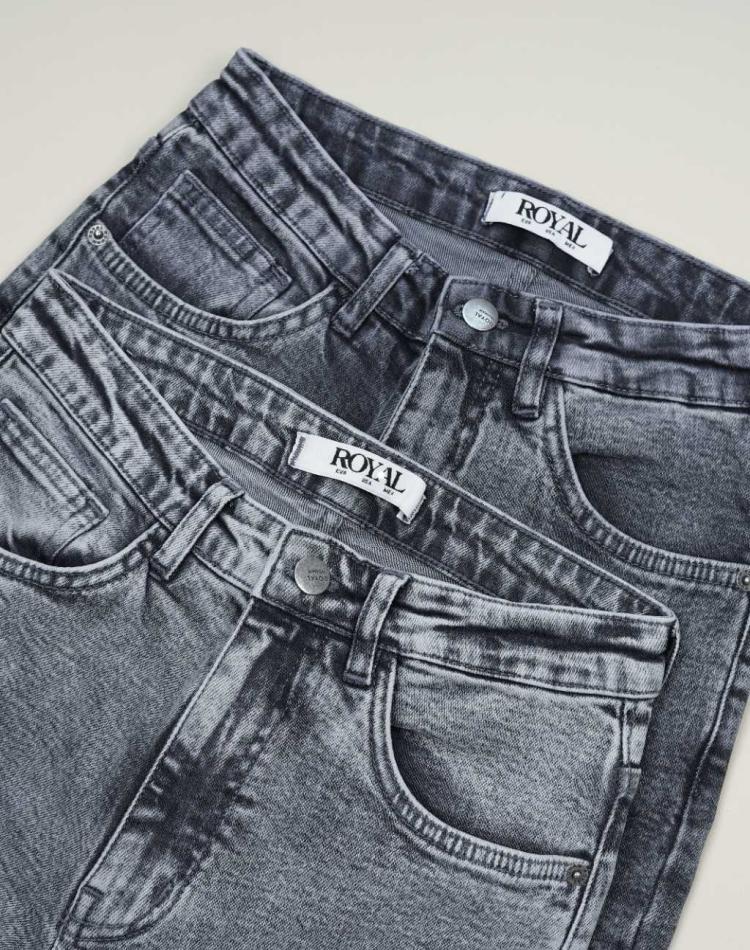 1_شلوار راسته زغالی (کد 2061)