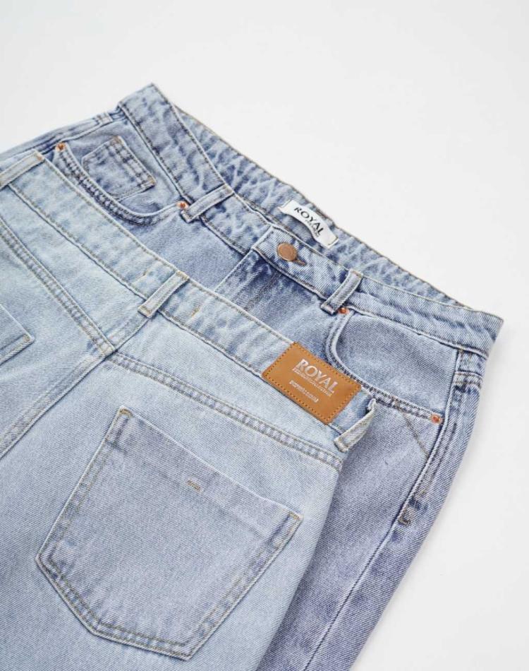 0_شلوار واید دمپا چاکدار (کد 2352)