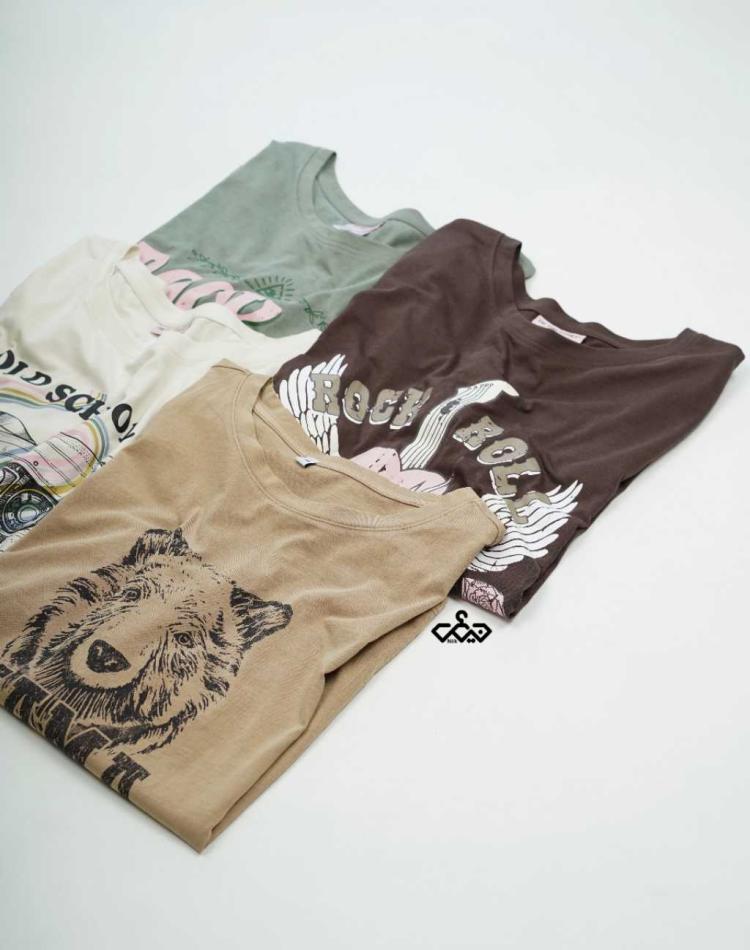 تیشرت طرحدار (کد 3119)