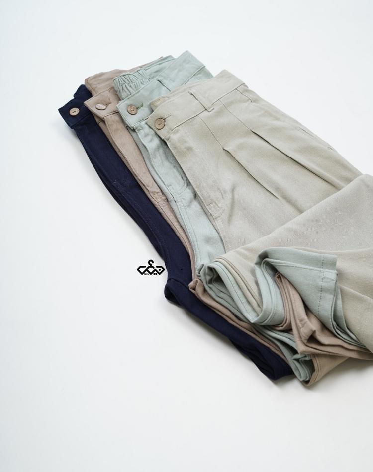 شلوار پیله دار لینن (کد 2386)