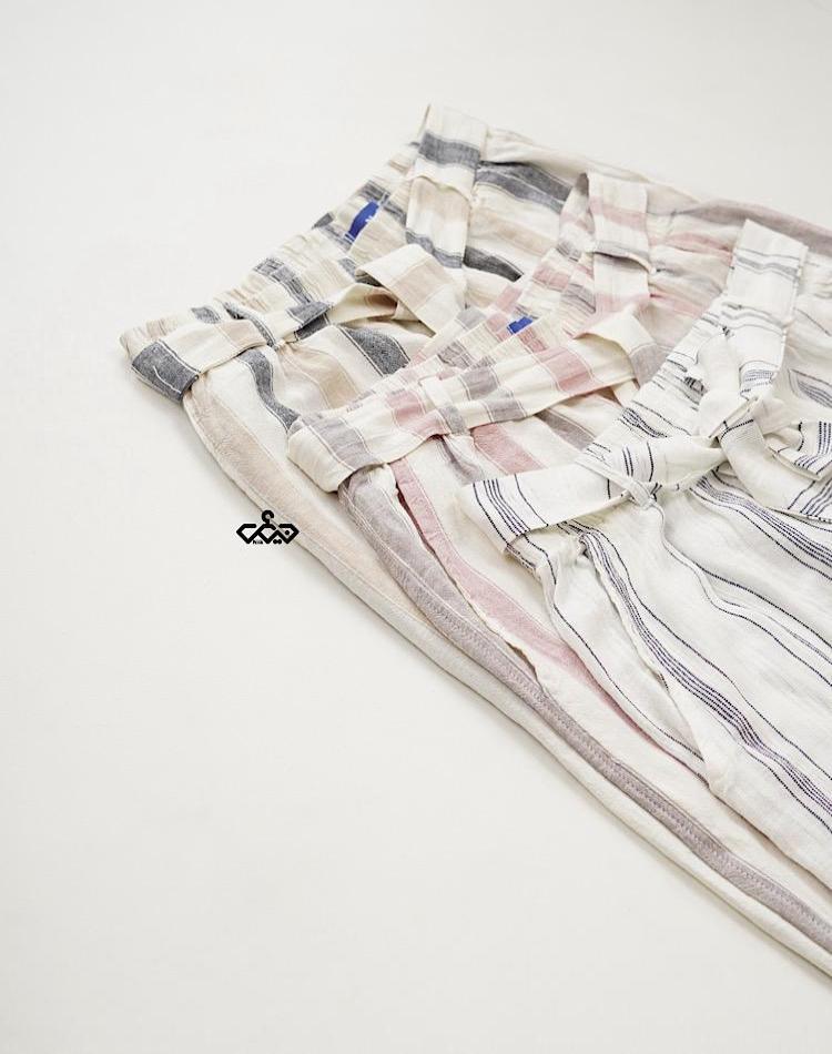 شلوار لینن راه راه off (کد 2341)