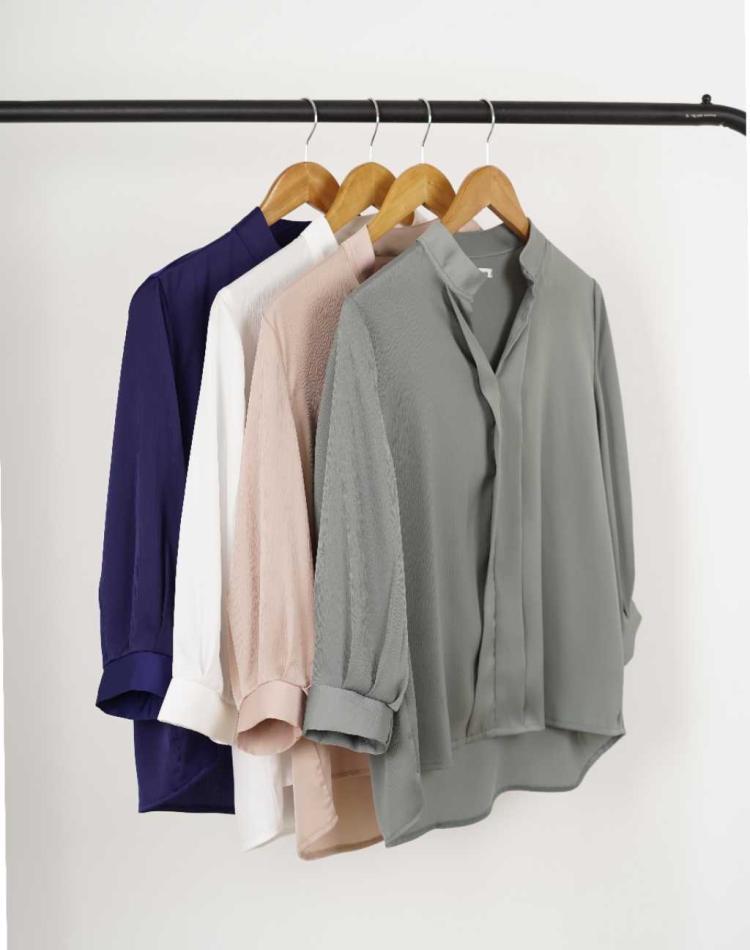 شومیز ساتن نیاک OFF (کد 1212)