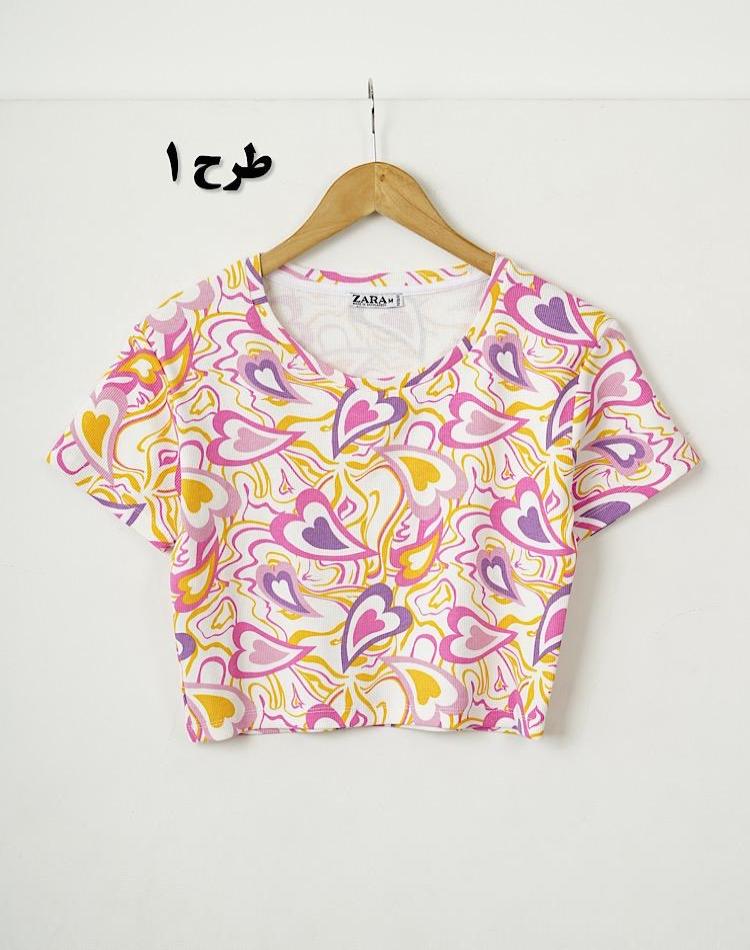تیشرت کراپ OFF ZARA (کد 3162)