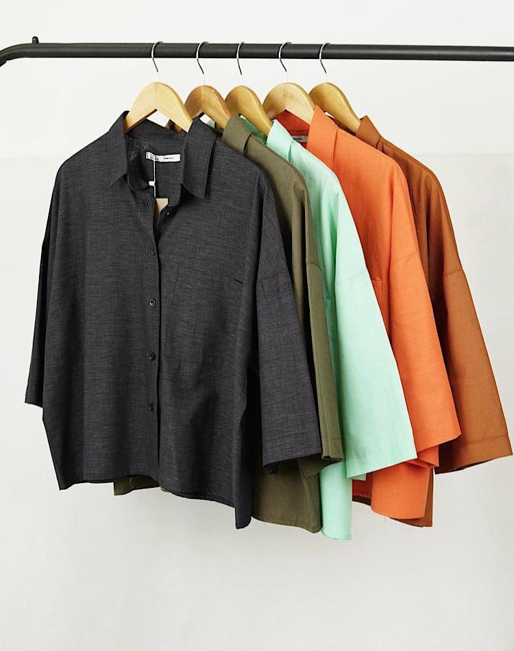 شومیز باکسی نیاک OFF (کد 1221)