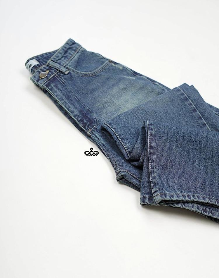 شلوار نیم بگ جین (کد 2529)