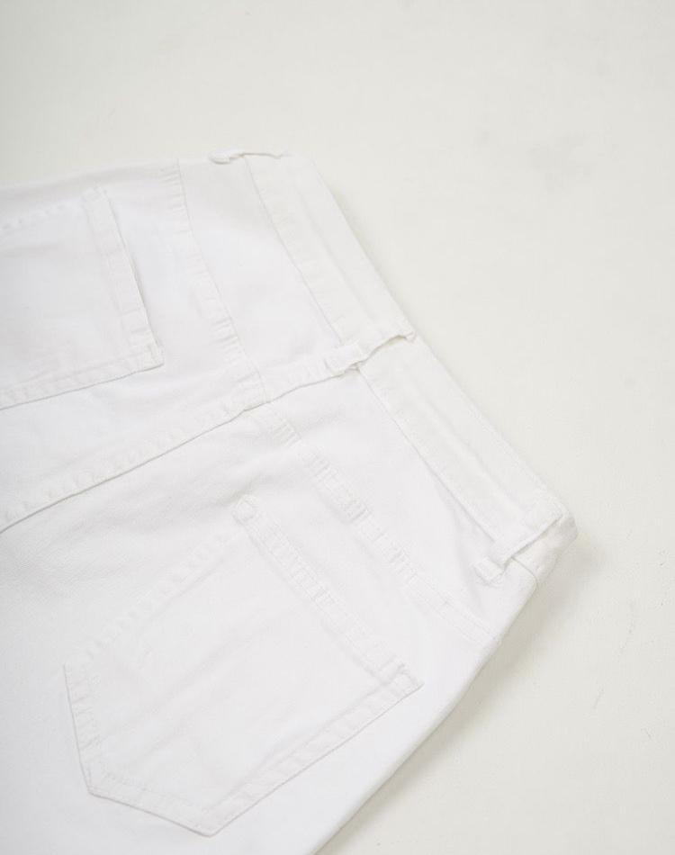 2_OFF شلوار سفید اسکینی (کد 2533)