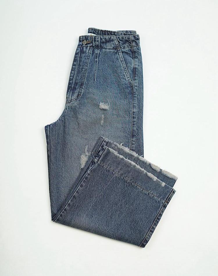 0_شلوار واید لگ زاپدار (کد 2542)