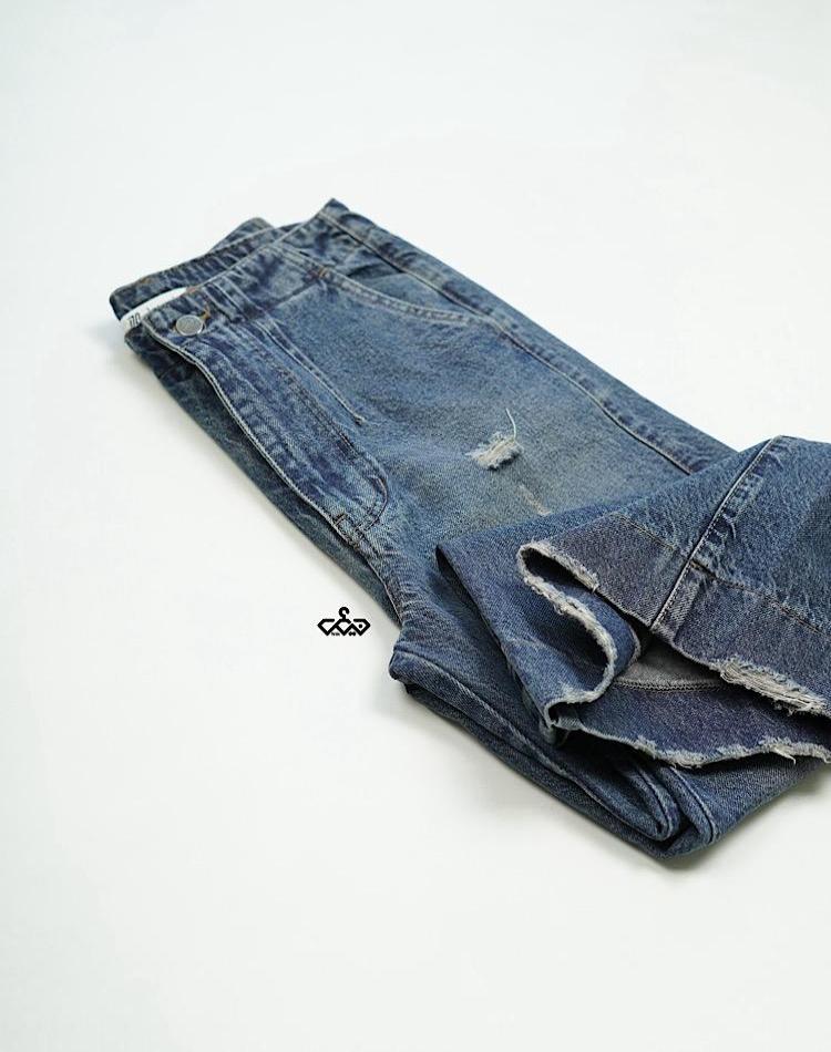 شلوار واید لگ زاپدار (کد 2542)