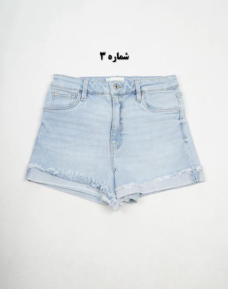 2_off شلوارک جین زاپدار (کد 0081)