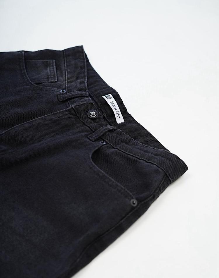 0_شلوار نیم بگ زغالی (کد 2563)