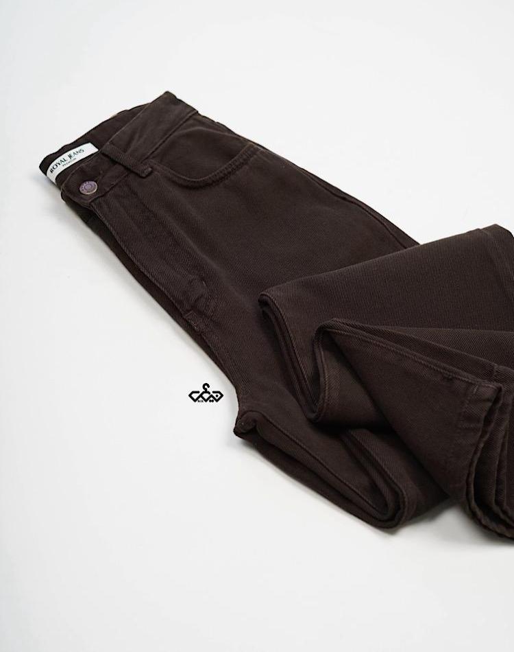 شلوار نیم بگ قهوه ای (کد 2604)