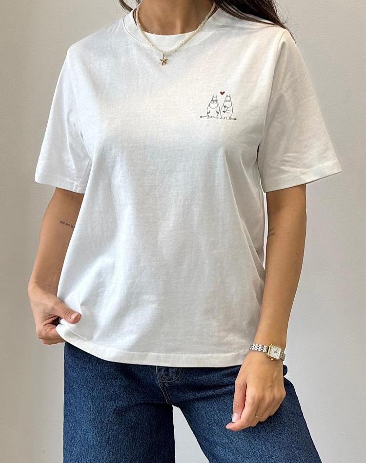 Off تیشرت سفید (کد 3282)