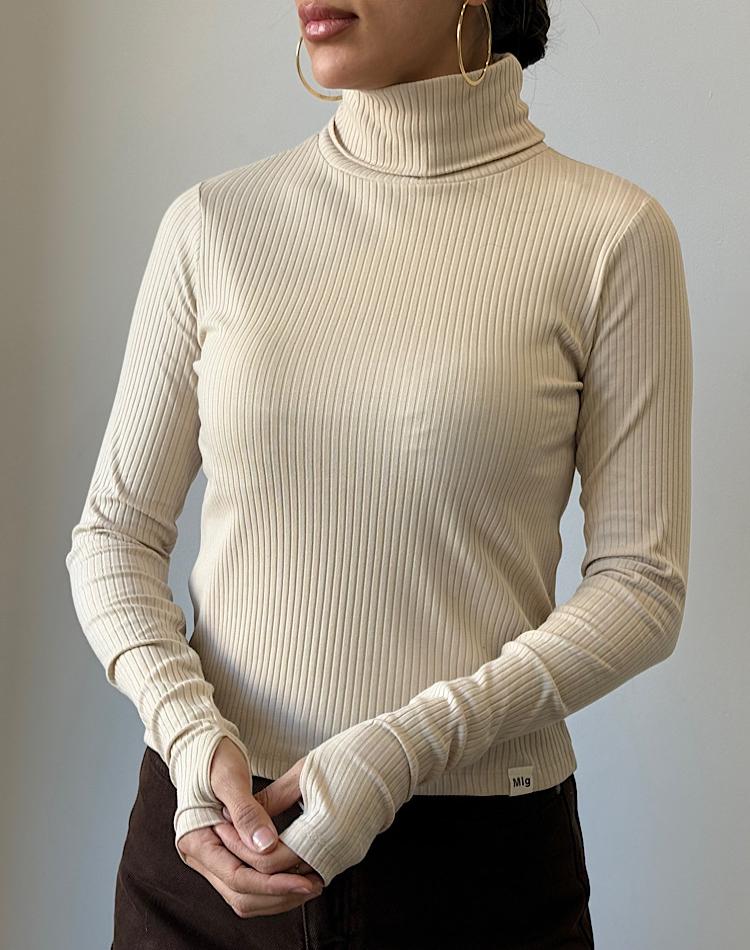 2_بلوز یقه اسکی کبریتی (کد 3272)