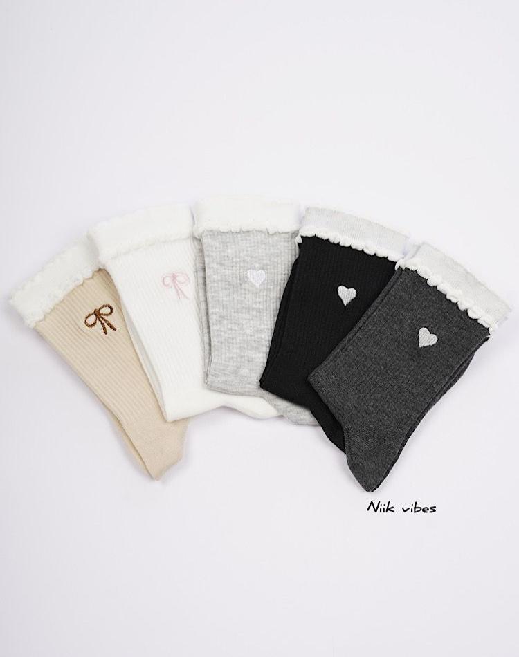 1_جوراب پاپیونی قلبی (کد 00305)