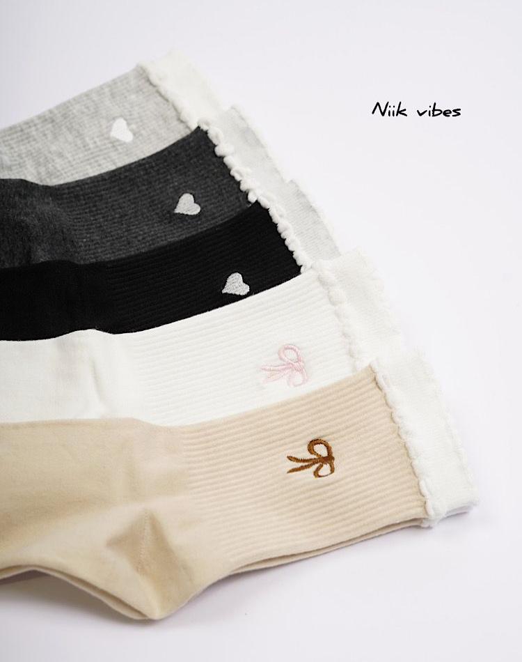 2_جوراب پاپیونی قلبی (کد 00305)